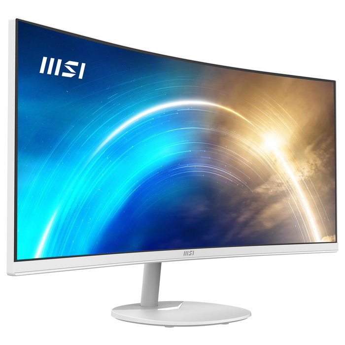 MSI PRO MP341CQWDE Monitor UltraWide 86.4 cm (34") Curvo WQHD 3440x1440 VA 100Hz 4ms Flicker Free AMD FreeSync Blanco MSI PRO MP341CQWDE Monitor UltraWide 86.4 cm (34") Curvo WQHD 3440x1440 VA 100Hz 4ms Flicker Free AMD FreeSync Blanco