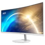 MSI PRO MP341CQWDE Monitor UltraWide 86.4 cm (34") Curvo WQHD 3440x1440 VA 100Hz 4ms Flicker Free AMD FreeSync Blanco