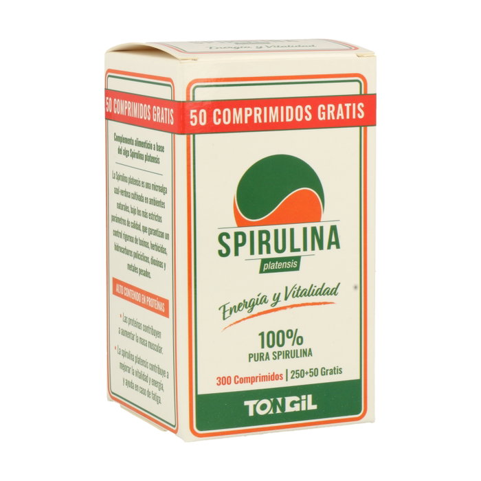 Tongil Spirulina 300 comprimidos de 400mg (250+50 gratis) Tongil Spirulina 300 comprimidos de 400mg (250+50 gratis)