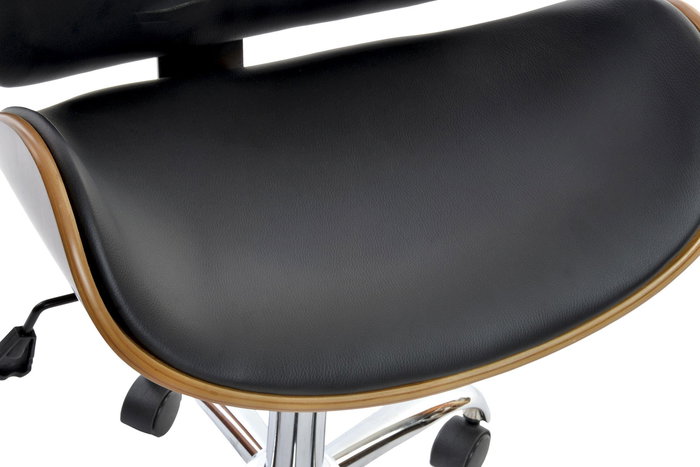 DKD Home Decor Silla Moderno Negro Marron 58.5 x 98 x 52 cm