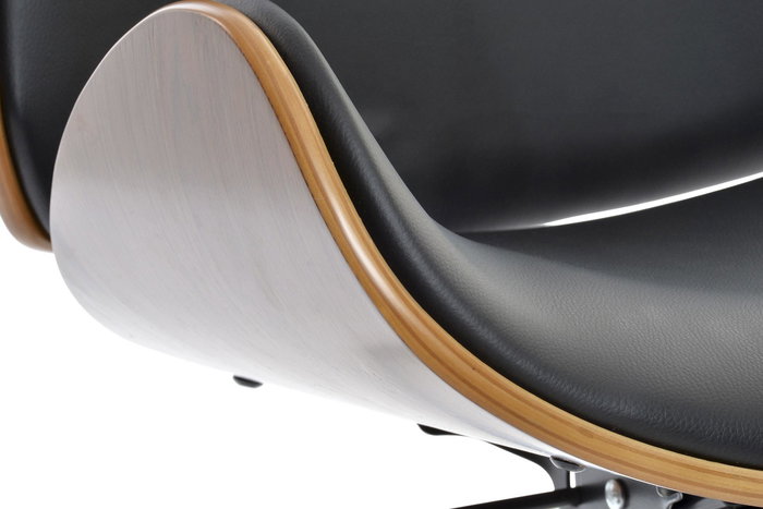 DKD Home Decor Silla Moderno Negro Marron 58.5 x 98 x 52 cm