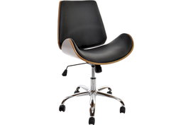 DKD Home Decor Silla Moderno Negro Marron 58.5 x 98 x 52 cm