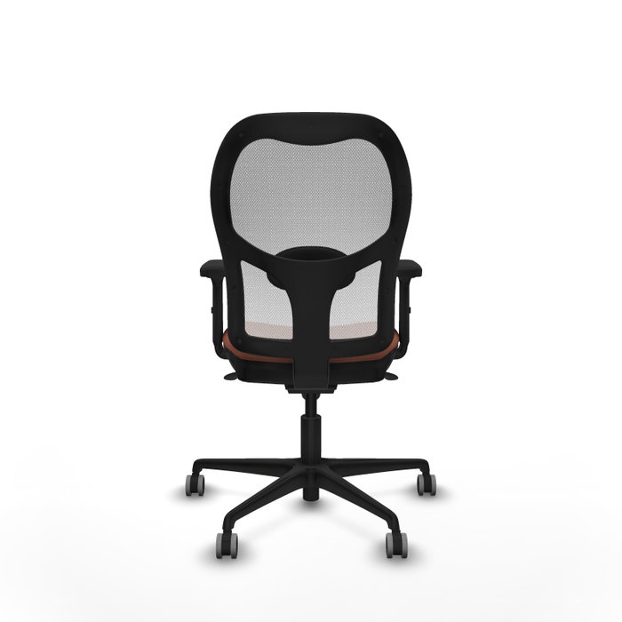 PIQUERAS Y CRESPO Silla de oficina Jorquera con mecanismo Sincro, Marrón y Blanco PIQUERAS Y CRESPO Silla de oficina Jorquera con mecanismo Sincro, Marrón y Blanco