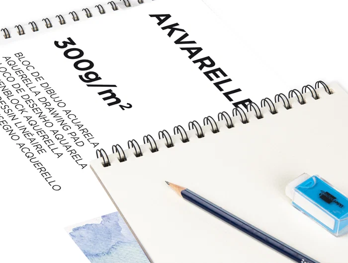 Liderpapel Bloc Dibujo Acuarela Espiral A3 297x420mm 10 Hojas 300g/m2 Sin Recuadro