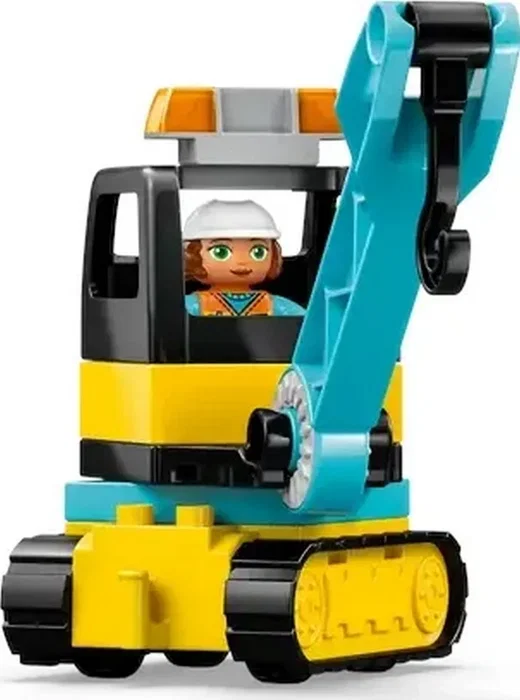 LEGO DUPLO 10476 Obra y Vehículos de Construcción 3 en 1