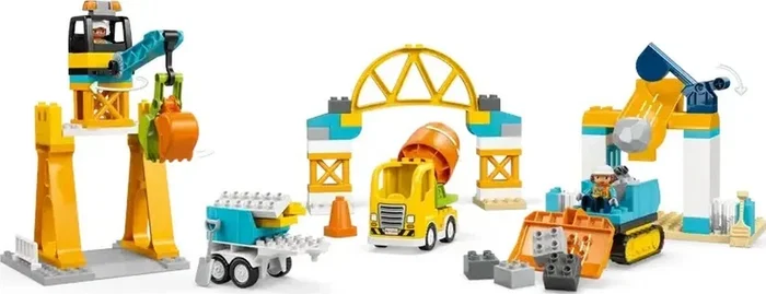 LEGO DUPLO 10476 Obra y Vehículos de Construcción 3 en 1