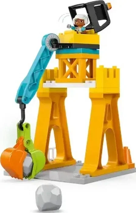 LEGO DUPLO 10476 Obra y Vehículos de Construcción 3 en 1