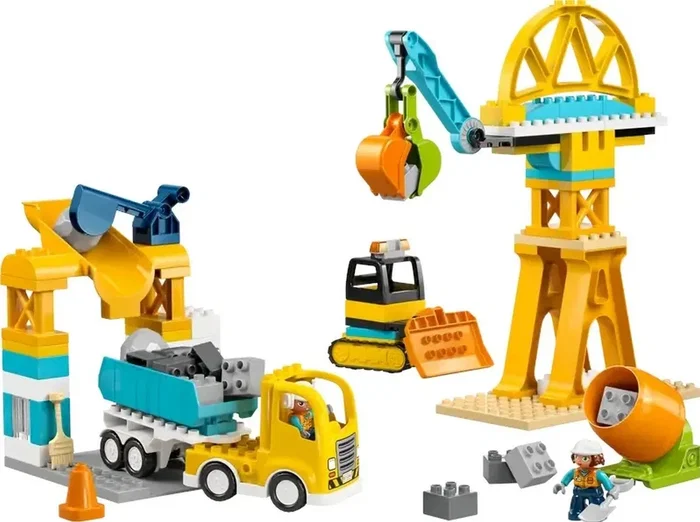 LEGO DUPLO 10476 Obra y Vehículos de Construcción 3 en 1