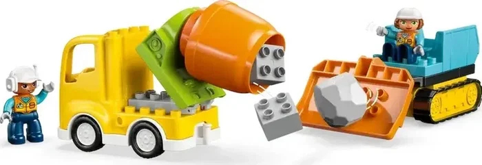 LEGO DUPLO 10476 Obra y Vehículos de Construcción 3 en 1
