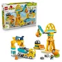 LEGO 10476 DUPLO My Town Obra de Construcción y Vehículos de Construcción 3 en 1 - Set de Juego Creativo para Niños