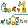 LEGO 10476 DUPLO My Town Obra de Construcción y Vehículos de Construcción 3 en 1 - Set de Juego Creativo para Niños