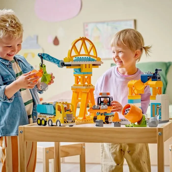 LEGO 10476 DUPLO My Town Obra de Construcción y Vehículos de Construcción 3 en 1 - Set de Juego Creativo para Niños LEGO 10476 DUPLO My Town Obra de Construcción y Vehículos de Construcción 3 en 1 - Set de Juego Creativo para Niños