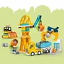 LEGO 10476 DUPLO My Town Obra de Construcción y Vehículos de Construcción 3 en 1 - Set de Juego Creativo para Niños