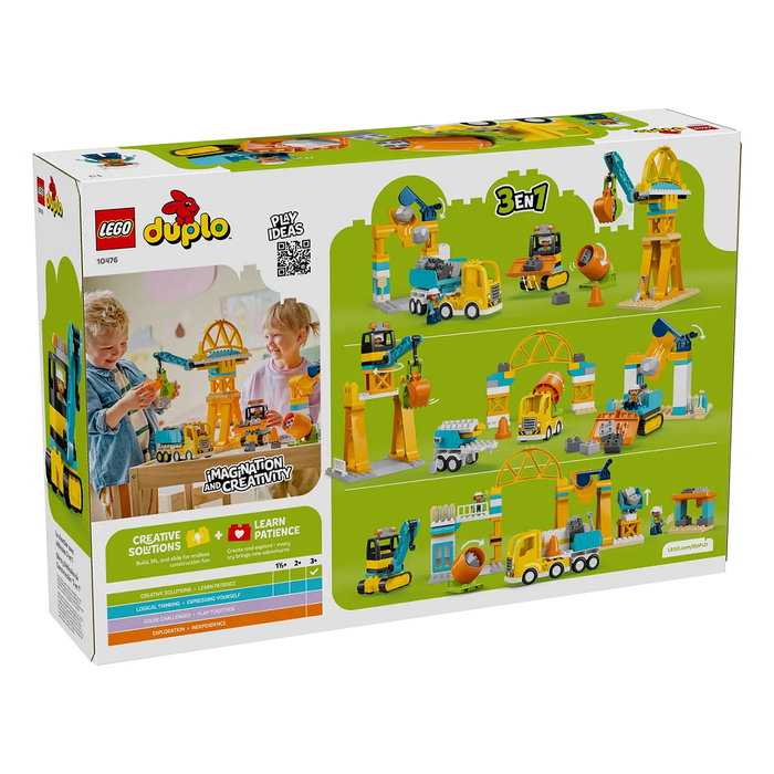 LEGO DUPLO Obra y Vehículos de Construcción 3 en 1