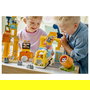 LEGO DUPLO 10476 Obra y Vehículos de Construcción 3 en 1 Set de Construcción con 84 Piezas y 2 Figuras, Edad 3+ Años
