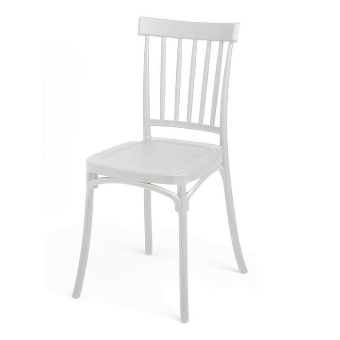 GIFTDECOR Silla de barras blanca