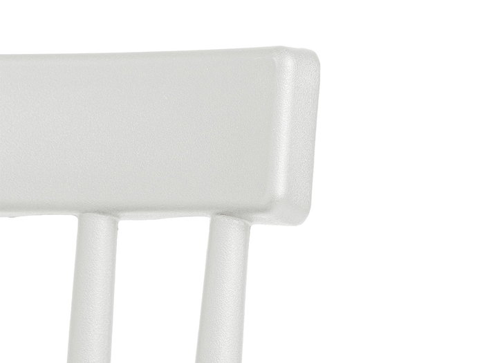 Giftdecor Silla Barras Blanca 42 x 81.5 x 45 cm Plástico PP