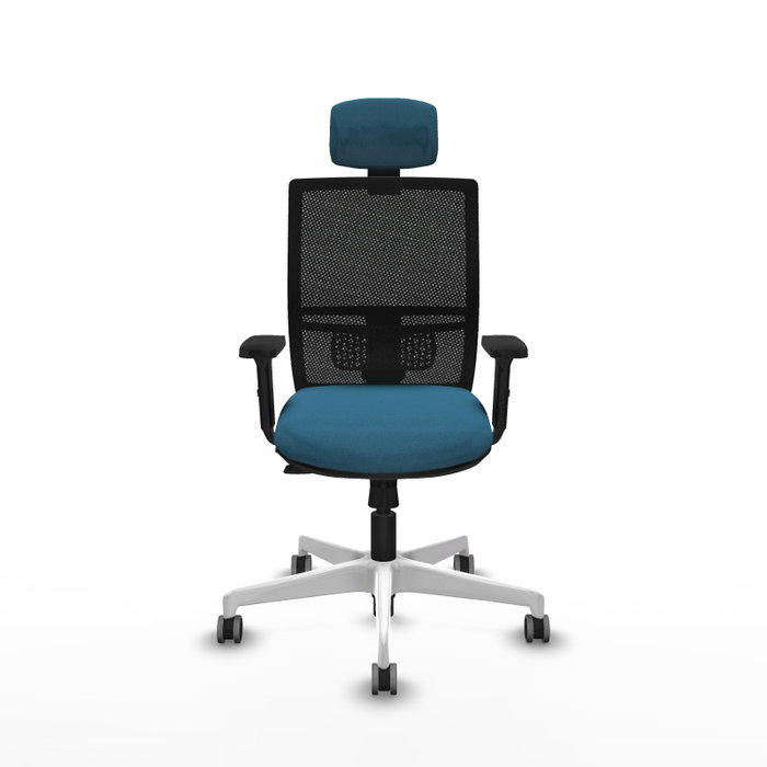 PIQUERAS Y CRESPO Silla de oficina Yunquera Verde petróleo con mecanismo Sincro/Traslack PIQUERAS Y CRESPO Silla de oficina Yunquera Verde petróleo con mecanismo Sincro/Traslack