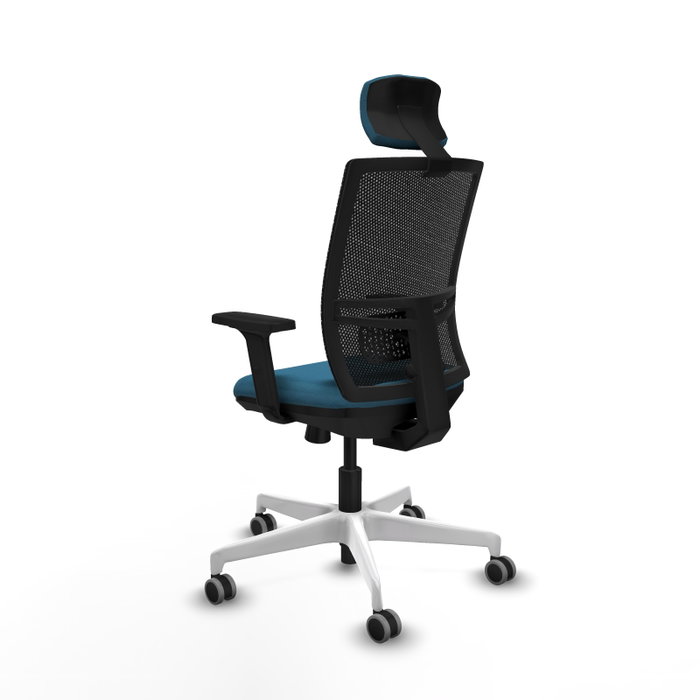 PIQUERAS Y CRESPO Silla de oficina Yunquera Verde petróleo con mecanismo Sincro/Traslack PIQUERAS Y CRESPO Silla de oficina Yunquera Verde petróleo con mecanismo Sincro/Traslack