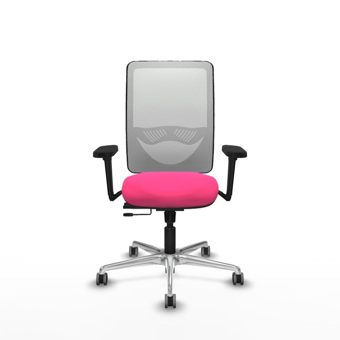 PIQUERAS Y CRESPO Silla de oficina Zulema Rosa con Malla Blanca PIQUERAS Y CRESPO Silla de oficina Zulema Rosa con Malla Blanca