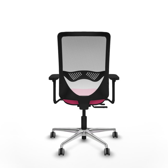 PIQUERAS Y CRESPO Silla de oficina Zulema Rosa con Malla Blanca PIQUERAS Y CRESPO Silla de oficina Zulema Rosa con Malla Blanca