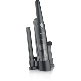 Severin Aspiradora de Mano Inalámbrica HV7130 - 65 W, 25 Minutos Autonomía, 2 Niveles de Potencia, Color Negro