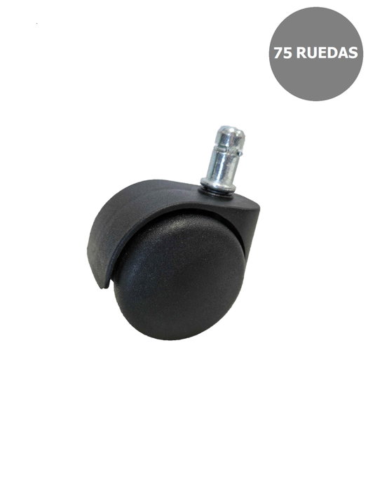 PIQUERAS Y CRESPO Kit de 75 ruedas de nailon de 50 mm, perno 11 mm PIQUERAS Y CRESPO Kit de 75 ruedas de nailon de 50 mm, perno 11 mm