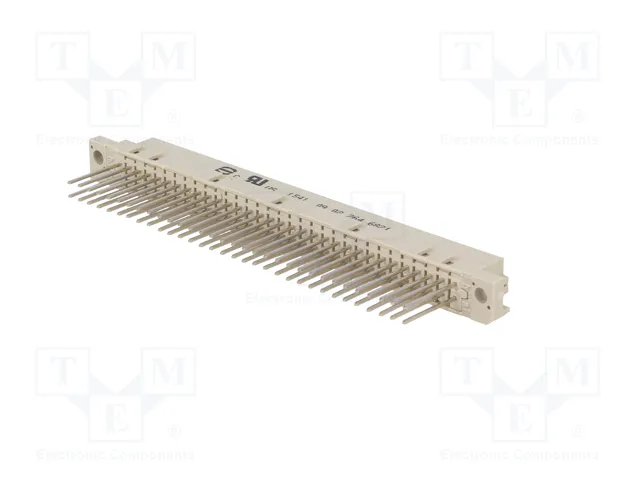 HARTING Conector de datos DIN 41612 hembra de 64 pines recto