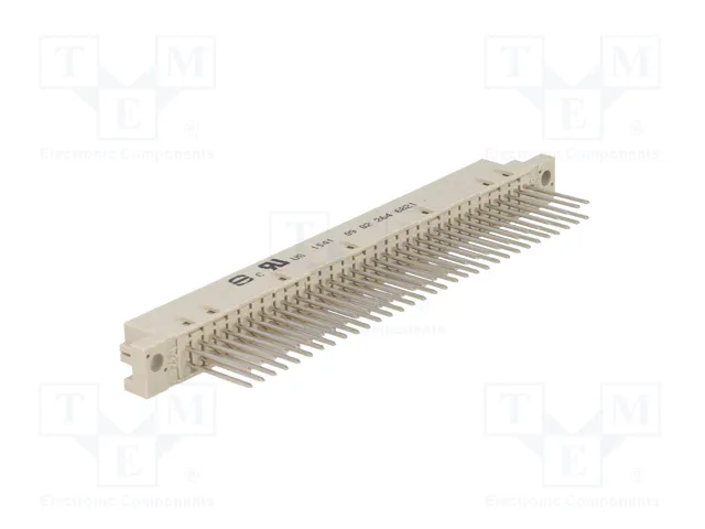 HARTING Conector de datos DIN 41612 hembra de 64 pines recto