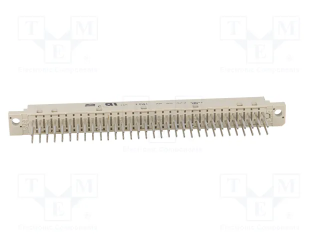 HARTING Conector de datos DIN 41612 hembra de 64 pines recto