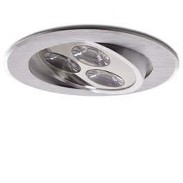 Foco Downlight LED 3W Blanco Frío 6000K Circular 300Lm