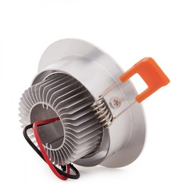 Foco Downlight LED 3W 300Lm 6000K Blanco Frío Circular