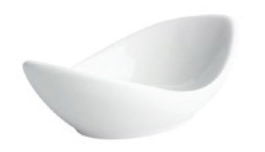 Bandeja Mini Oval para Vajilla - Fuente o Rabanera de 9 x 5 x 3.5 cm
