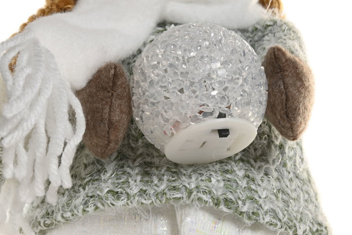 DKD Home Decor Figura LED Niña Verde y Blanco DKD Home Decor Figura LED Niña Verde y Blanco