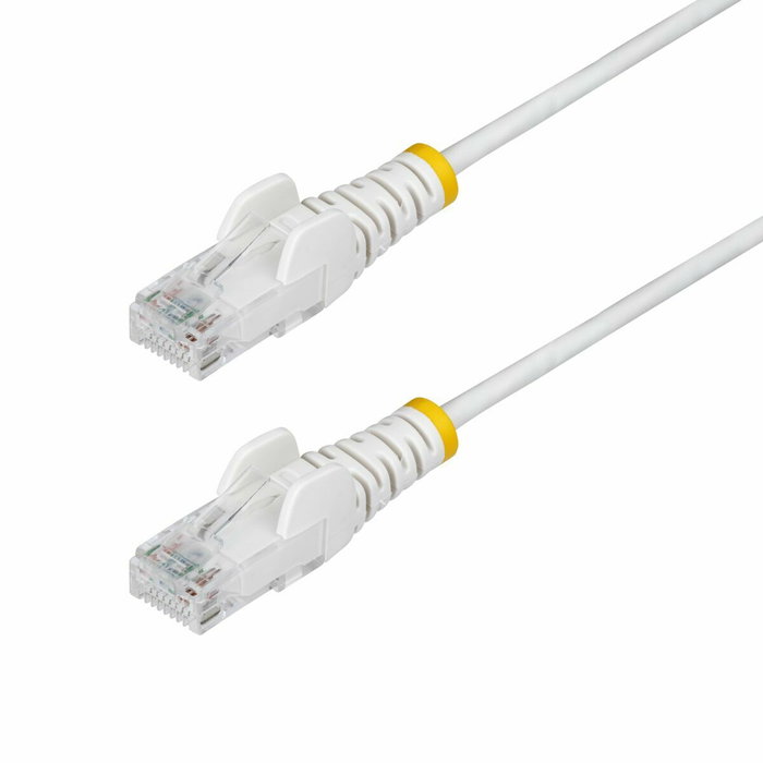 Conector RJ45 Categoría 6 FTP Startech N6PAT15MWHS Blanco 15 m