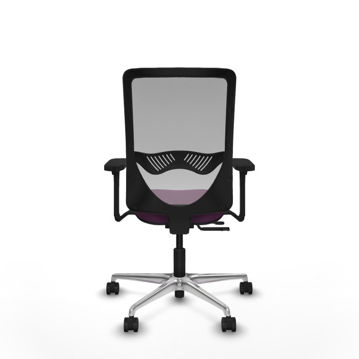 PIQUERAS Y CRESPO Silla de oficina Zulema con mecanismo Sincro/Traslack, Morado y Gris PIQUERAS Y CRESPO Silla de oficina Zulema con mecanismo Sincro/Traslack, Morado y Gris