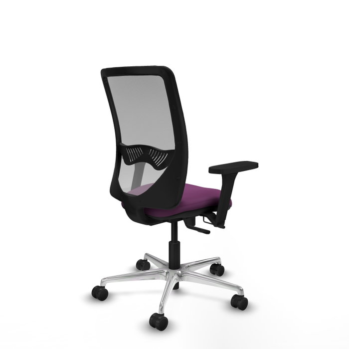 PIQUERAS Y CRESPO Silla de oficina Zulema con mecanismo Sincro/Traslack, Morado y Gris PIQUERAS Y CRESPO Silla de oficina Zulema con mecanismo Sincro/Traslack, Morado y Gris