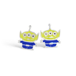 Disney Pixar Pendientes Alien Toy Story Plata
