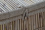 DKD Home Decor Set de 2 Cestos de Bambú y Cuerda Natural 46x46x55 cm