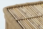 DKD Home Decor Set de 2 Cestos de Bambú y Cuerda Natural 46x46x55 cm