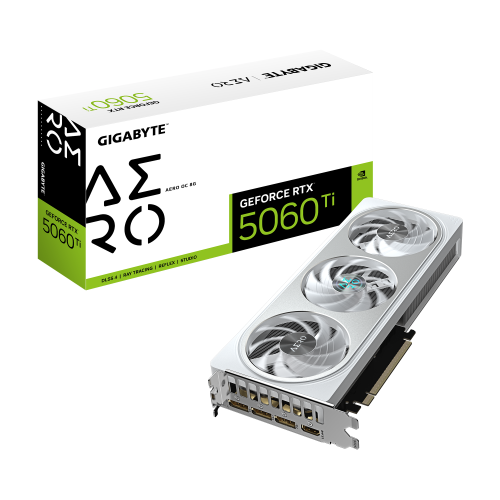 Gigabyte GeForce RTX 5060 Ti AERO OC 8G Blanco