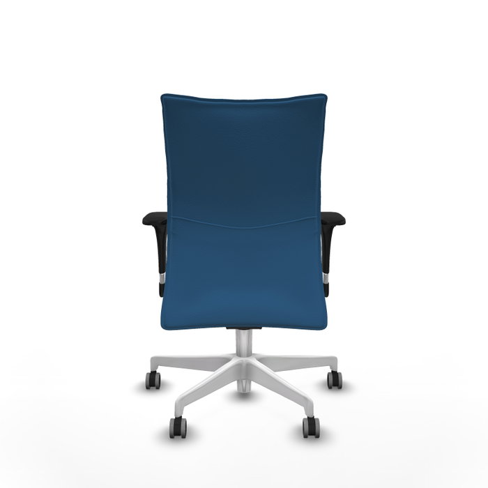 PIQUERAS Y CRESPO Silla Albacete confidente Azul claro con mecanismo Sincro y brazos 1D PIQUERAS Y CRESPO Silla Albacete confidente Azul claro con mecanismo Sincro y brazos 1D