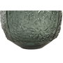 DKD Home Decor Jarrón de Cristal Reciclado Hojas Verde