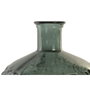 DKD Home Decor Jarrón de Cristal Reciclado Hojas Verde