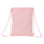 Bolsa Mochila con Cuerdas Safta Bunny Rosa 26 x 34 x 1 cm