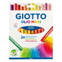 Giotto Estuche con Asa F293800 de 24 Barras de Pintura Óleo, Colores Surtidos