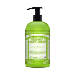 Dr Bronner's Jabón de Azúcar Lemongrass-Lima 710 mL
