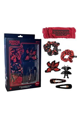 Cerdá Set de 6 Accesorios para el Pelo Stranger Things Rojo