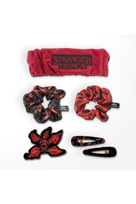 Cerdá Set de 6 Accesorios para el Pelo Stranger Things Rojo