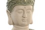 DKD Home Decor Figura Buda Beige en Magnesia y Fibra de Vidrio (Pack de 2)